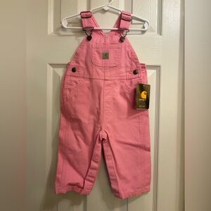 Carhartt Pink Baby Overalls
